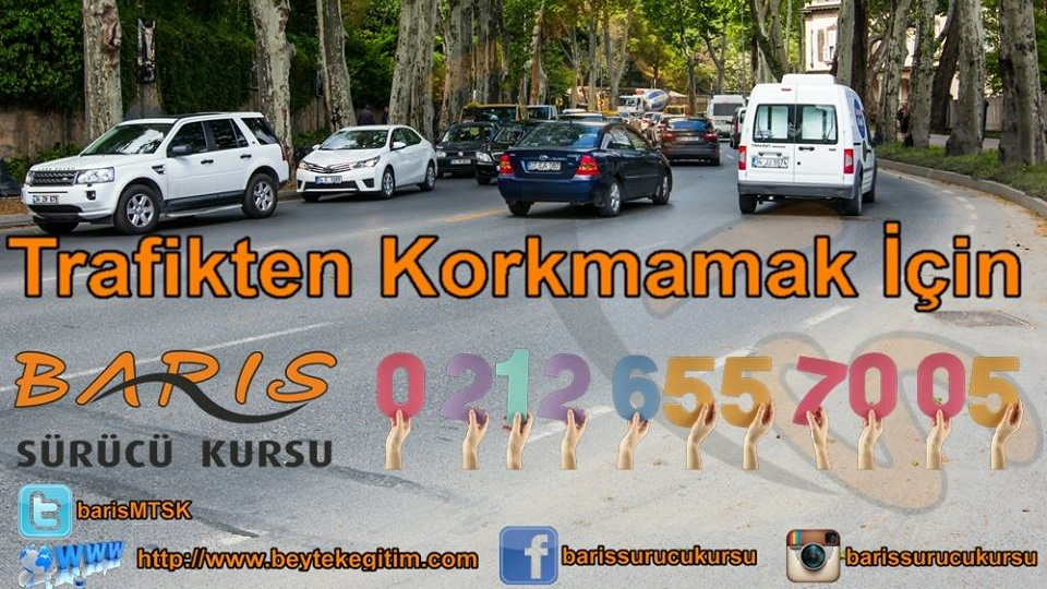 trafikten korkmamak için